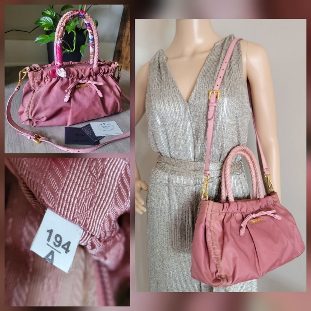 ‼️SOLD‼️ Authentic Prada Pink Bag with Card Certificate - Picture 17 of 17